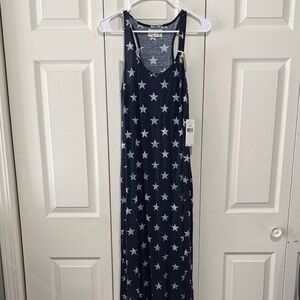 Ralph Lauren Denim & Supply Navy Star Maxi Dress, Large